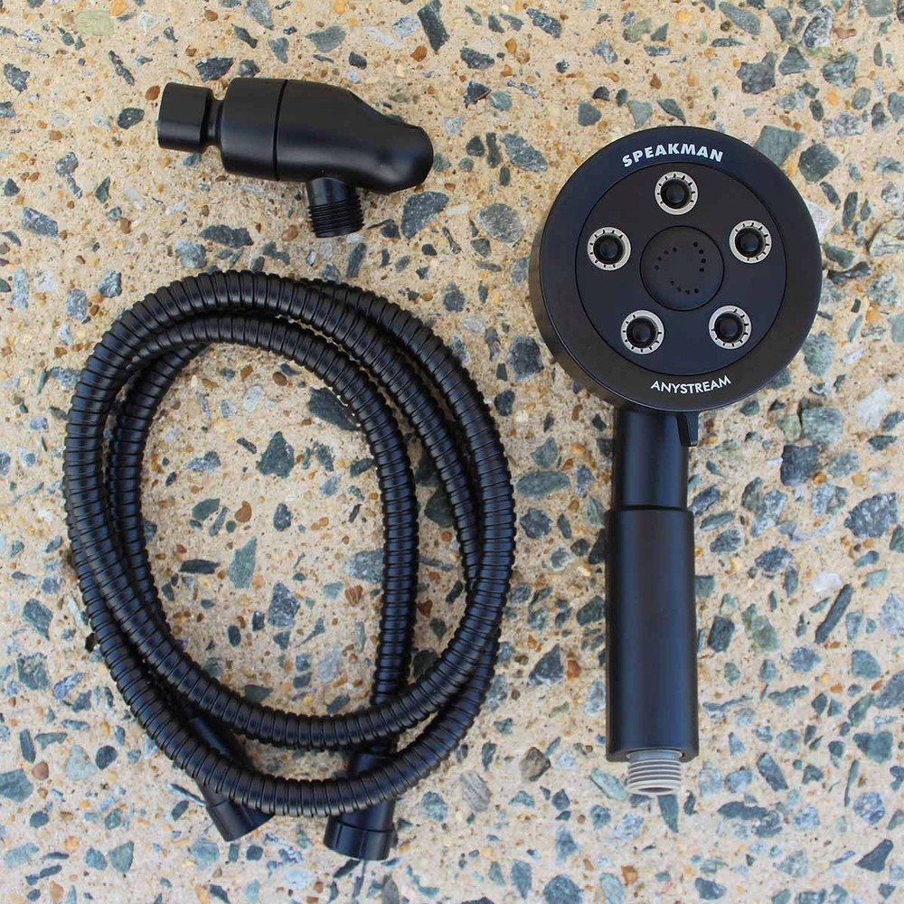 Speakman VS-3010 Black Neo 2.5 Gpm Multi Function Hand Shower