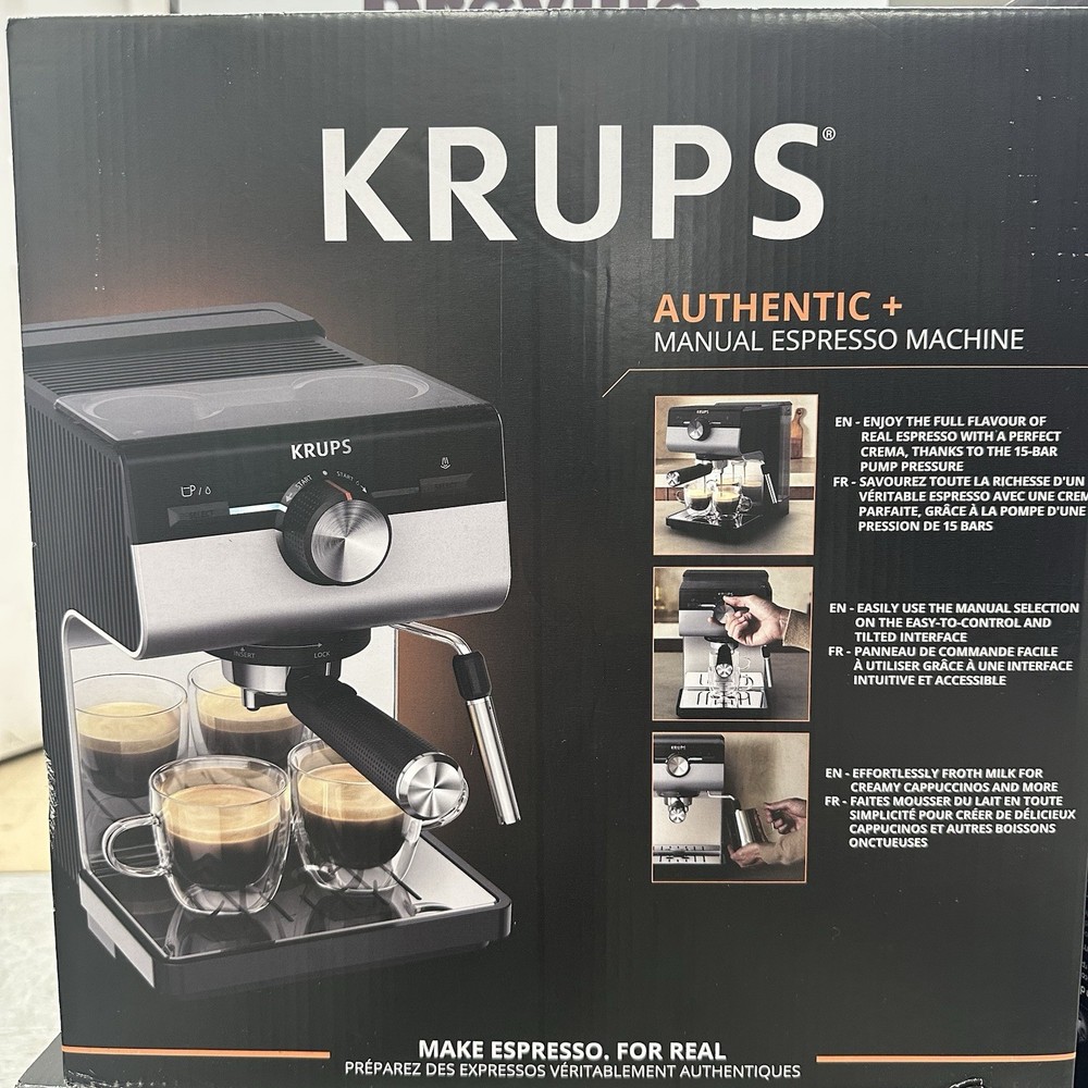 Krups XP38EU0 Authentic Manual Espresso Machine - New
