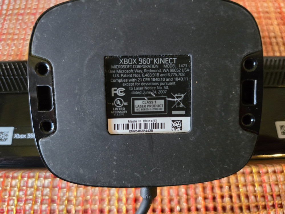 OEM Microsoft Xbox 360 Kinect Sensor Model 1414 Black TESTED