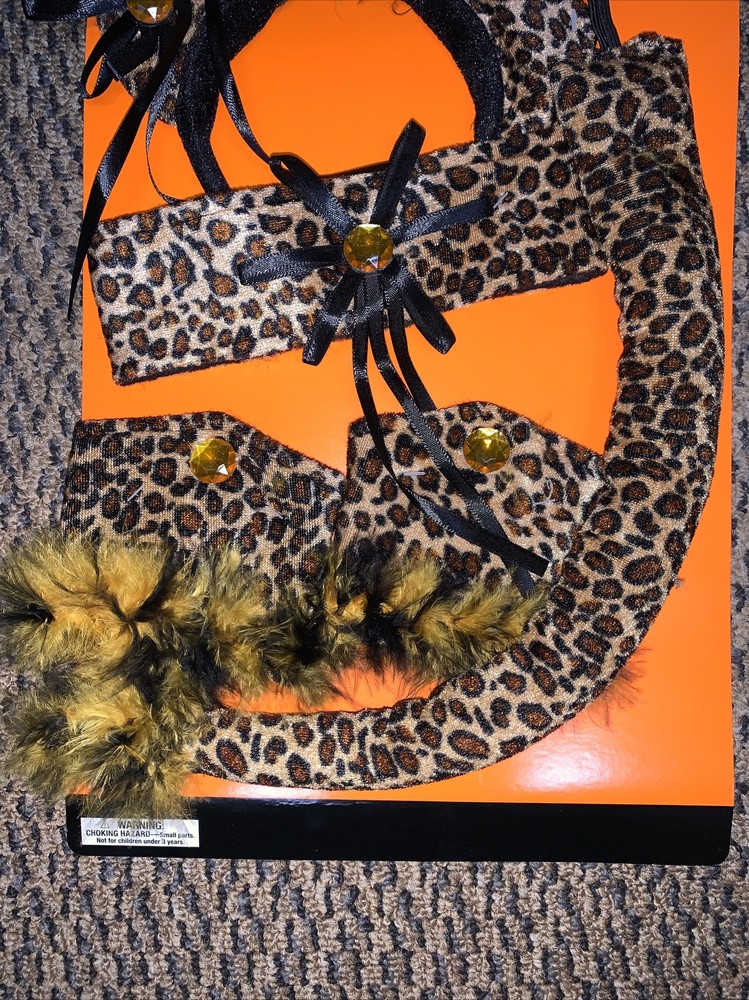 Happy Halloween Leopard Accessory Set