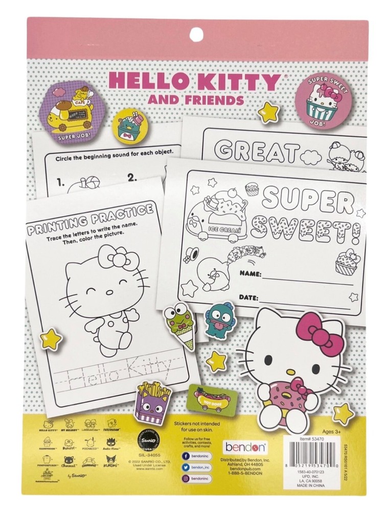Hello Kitty Reward Sticker & Activity Set