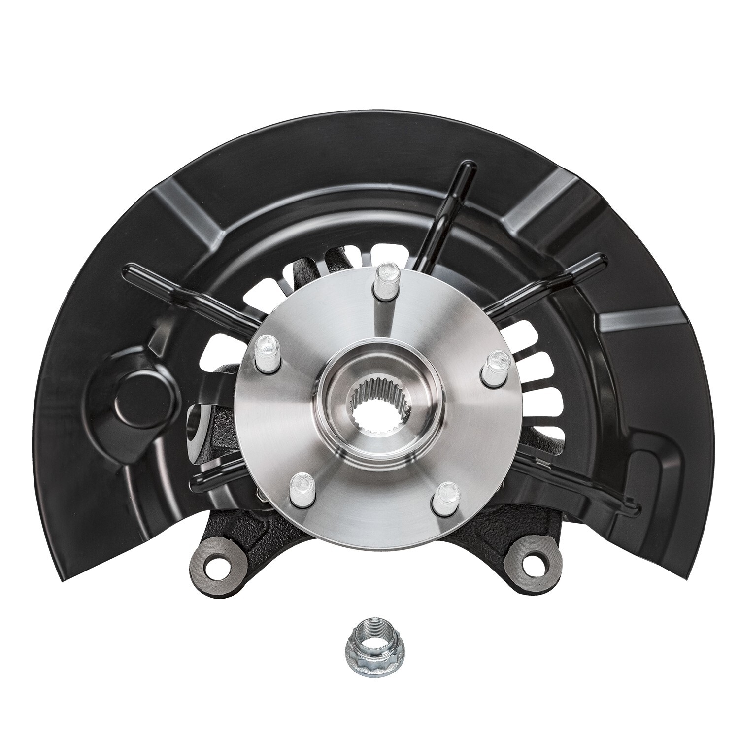 Front Steering Knuckle+Wheel Hub Bearing for 2012 2013 2014 - 2017 Toyota Camry