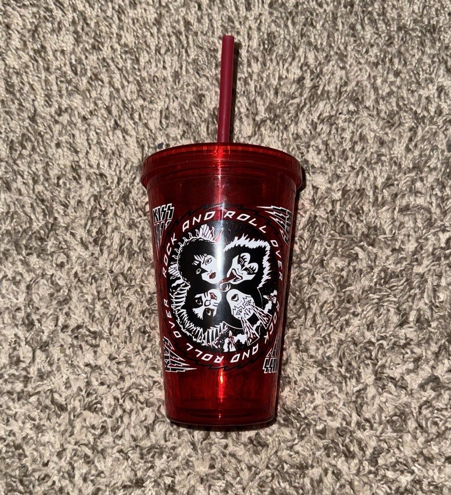 2012 KISS Red Plastic Rock and Roll Over Cup