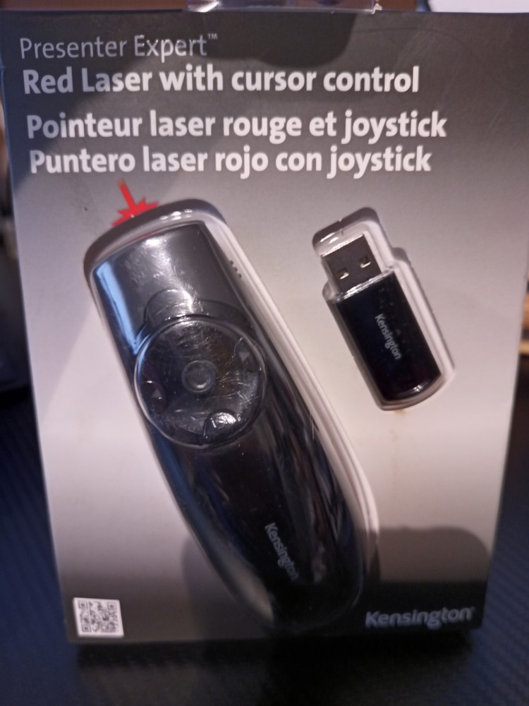 NEW Kensington Presenter Expert Wireless Cursor Control Green Laser Windows Mac