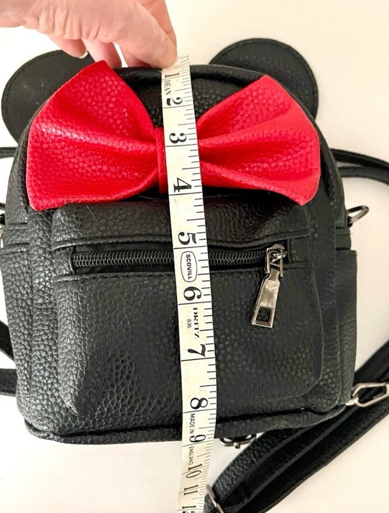 Mickey Mouse Vegan Leather Small Backpack