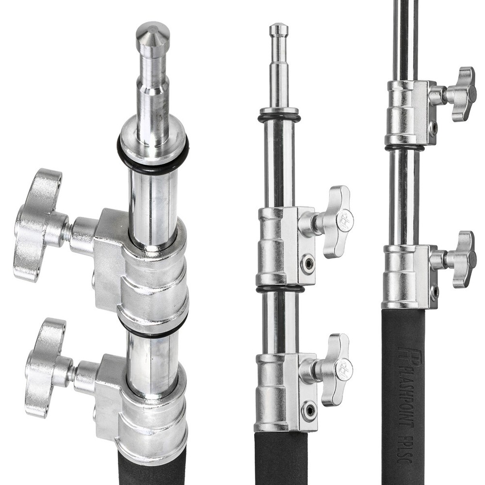 Flashpoint 10' Century Light Stand on Turtle Base Kit, 2-Pack with Case #FPSCK4