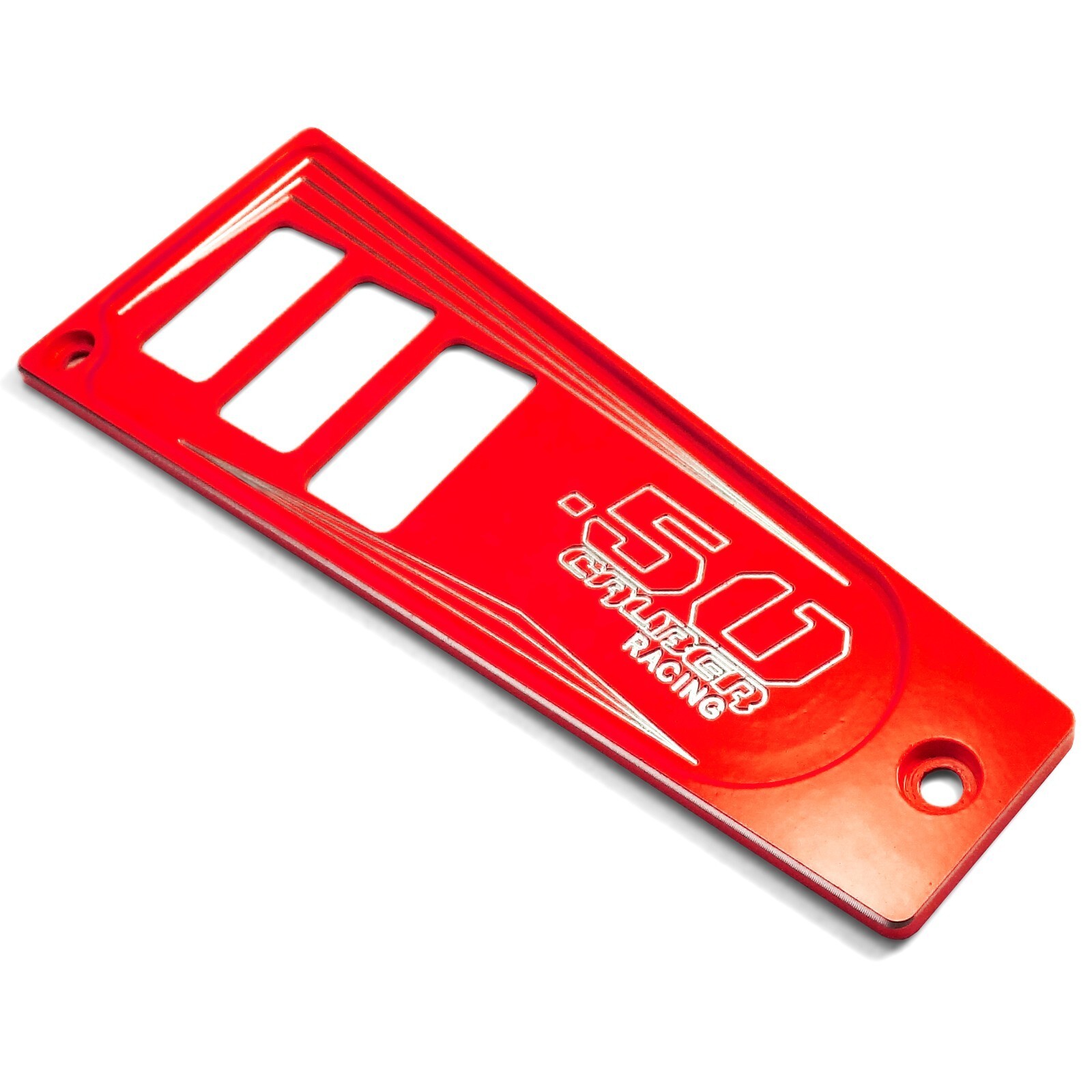 2pc Ride Command 4 Place Dash Switch Panel Polaris RZR XP1000 900 1000 Turbo Red