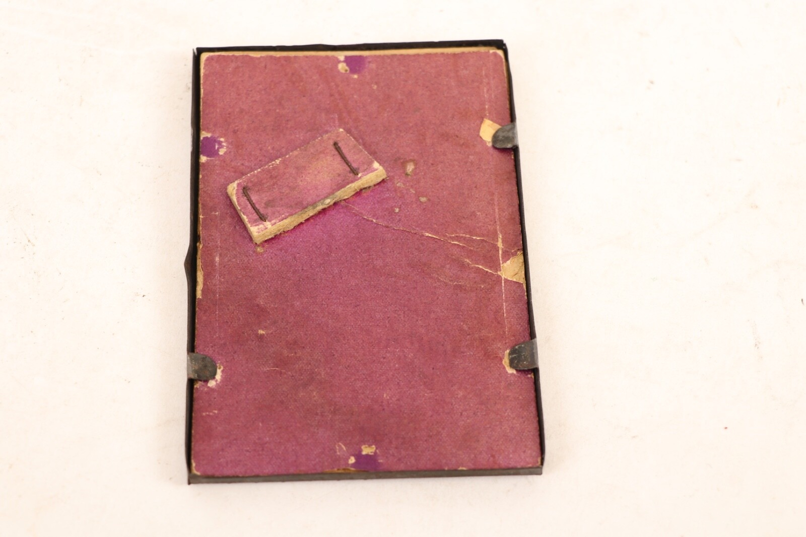 b217 Framed Real Photo Postcard of Unknown English Soldier WWI Period