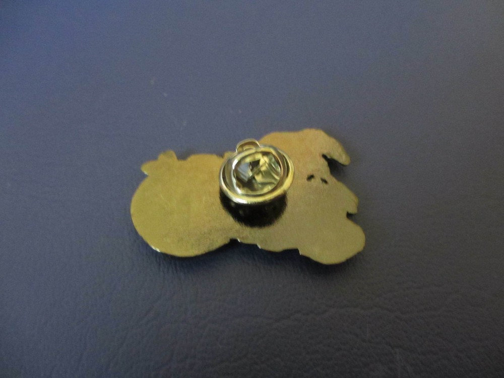 Awesome Fireman Fire Fighter on a Harley Lapel Hat Pin *