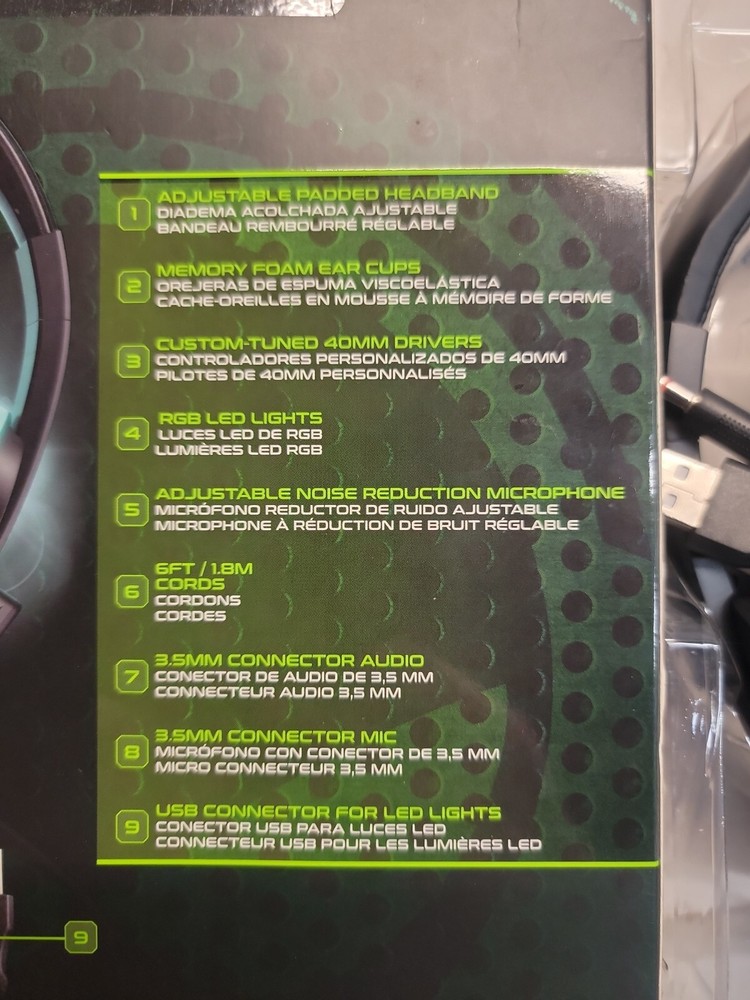 HyperGear Sound Recon Rgb Led Gaming Headset