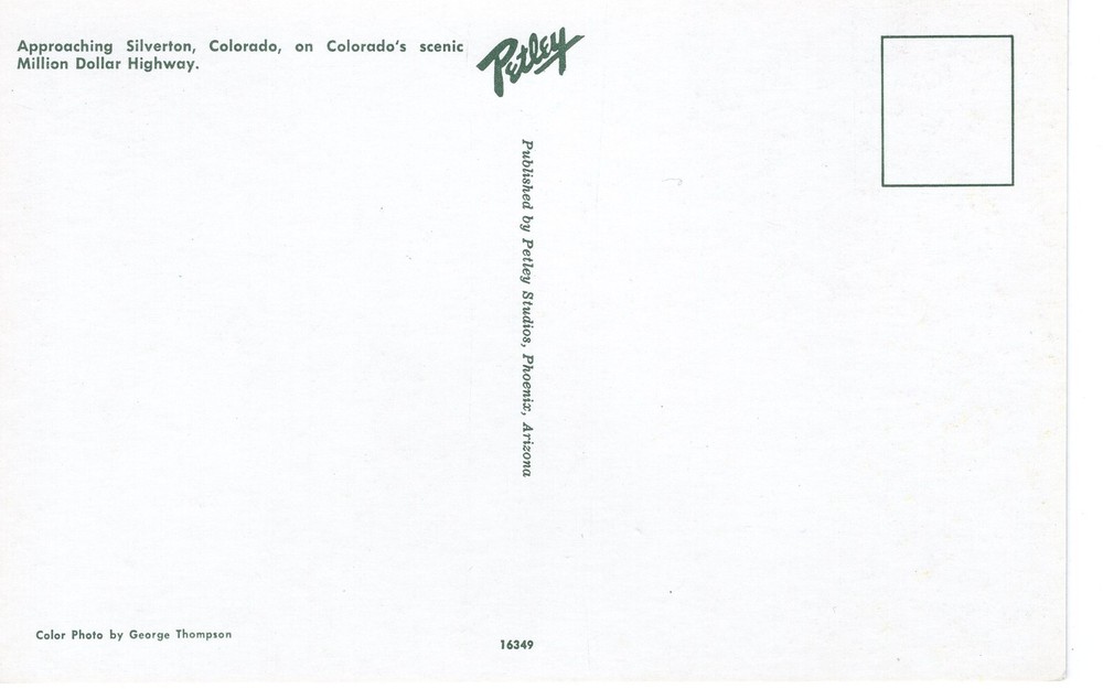 APPROACHING SILVERTON, CO - PC3739