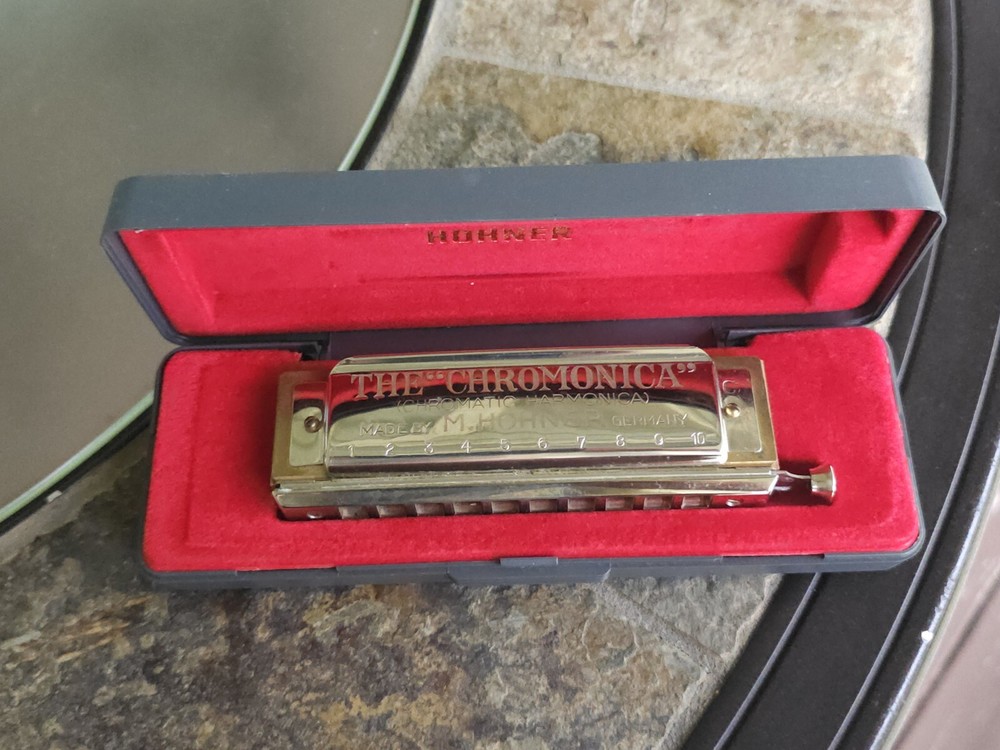 M.HOHNER 260 C CHROMATIC HARMONICA MADE 1937 GERMANY ORIGINAL CASE Nice!