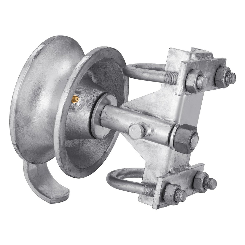 Galvanized Steel Sliding Gate Rollers Hardware Kit for 2" Gate Frame & Track Pip