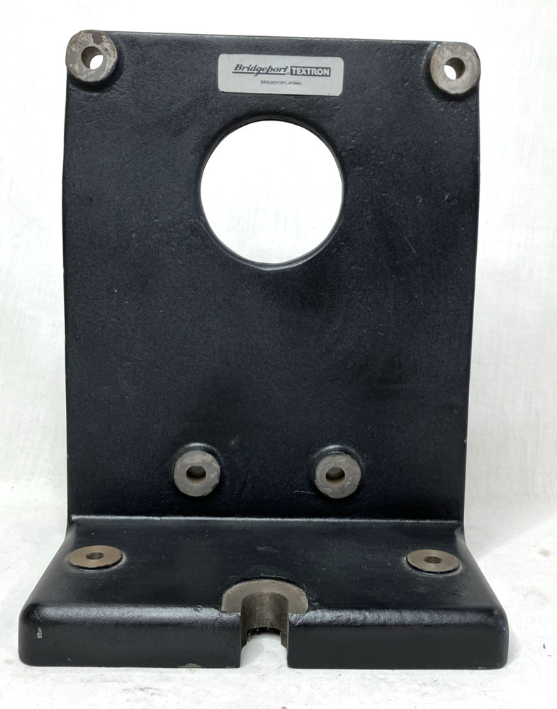 Bridgeport Textron Angle Fixture Plate Rotary Table Milling Machine Setup