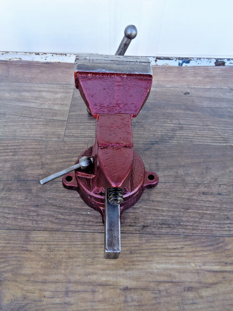Vintage DUNLAP 3-1/2” Bench Vise Model 5244