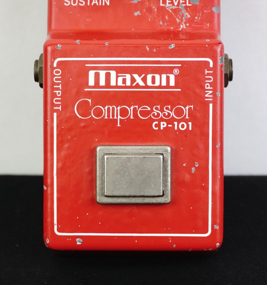 MAXON CP-101 Compressor 1980s CA3080 Caramel Switch Guitar Effects Pedal - MIJ
