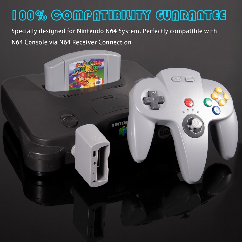 Wireless N64 Switch Online Controller for PC Windows Laptop iOS Mac Raspberry Pi