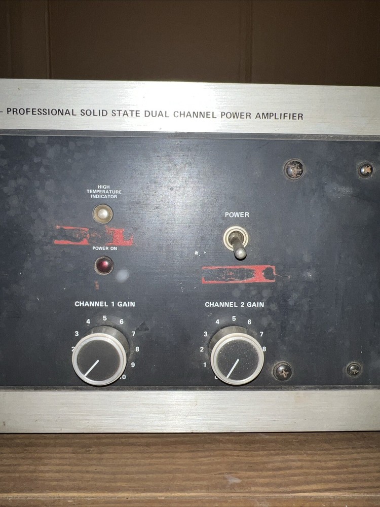 Bose 1800 Power Amplifier Solid State Dual Channel (Untested)