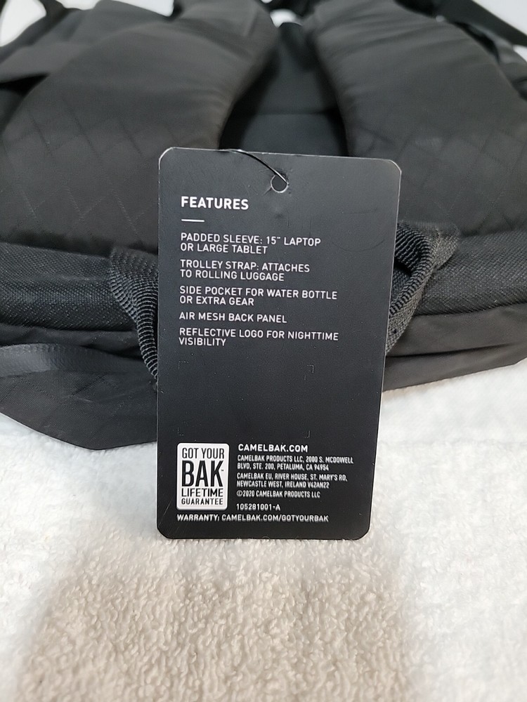 CamelBak 1627-61BK Black Computer Backpack