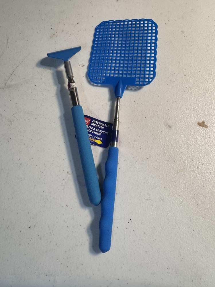 Fly swatter and back scratcher