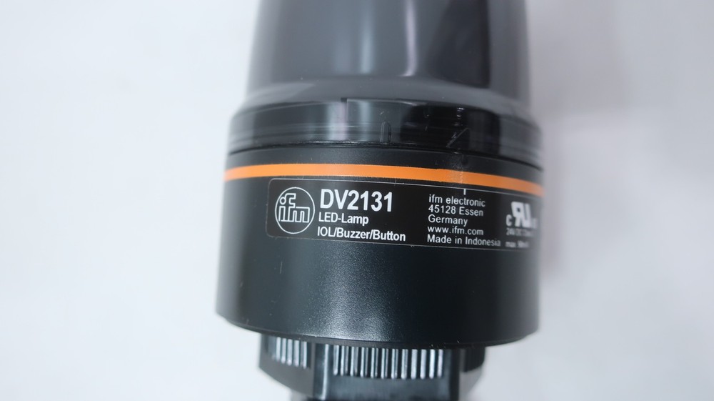 Ifm Efector DV2131 Io-link Led Lamp Iol/buzzer/button Module 24v-dc