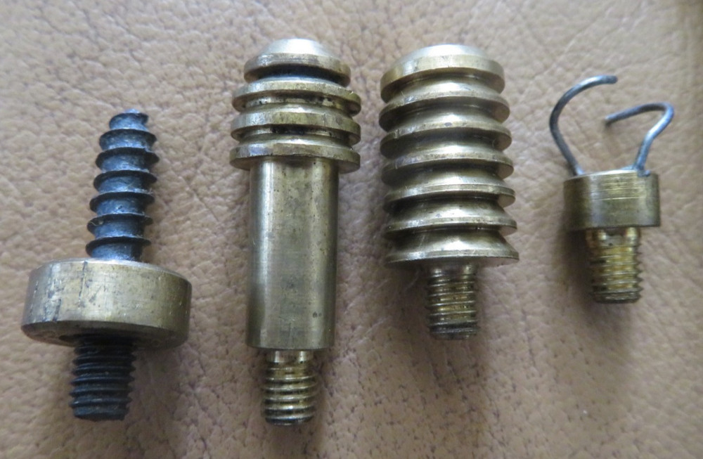 Vintage Solid Brass Muzzleloader Black Powder Jags Cleaning Tools