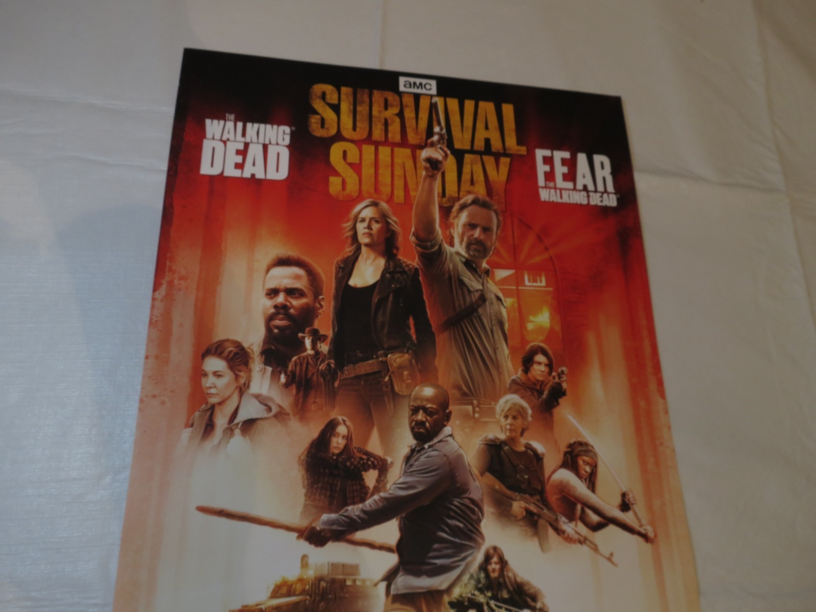 Walking Dead Fear the Walking DEAD AMC poster for Movie RARE WD FTWD MINI 2018