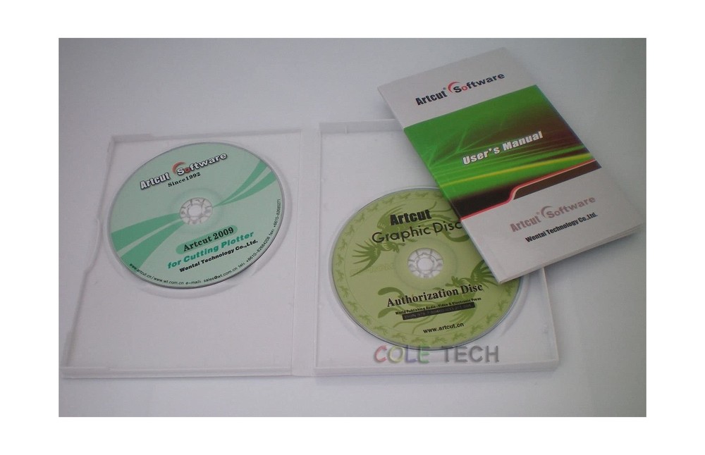ARTCUT 2009 Pro Software for Sign Vinyl Plotter Cutter Cutting Plotter 9 Lang...
