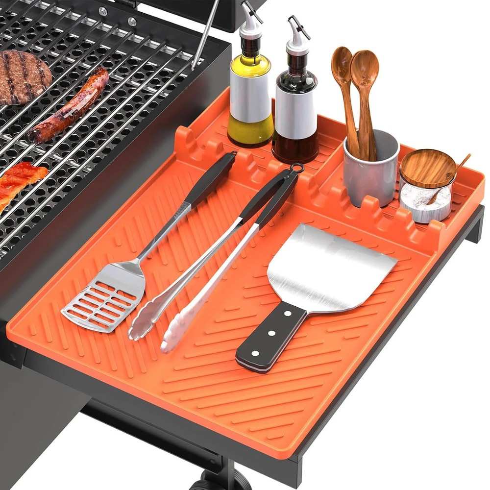 Griddle and Grill Tools Silicone Mat - Grey