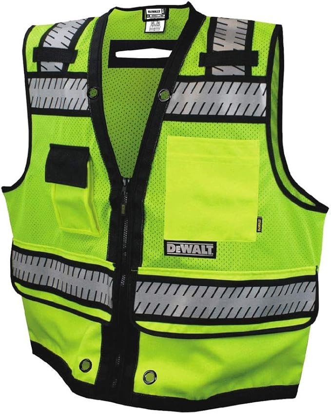 DEWALT DSV521 Class 2 Heavy Duty Surveyor Vest Medium New