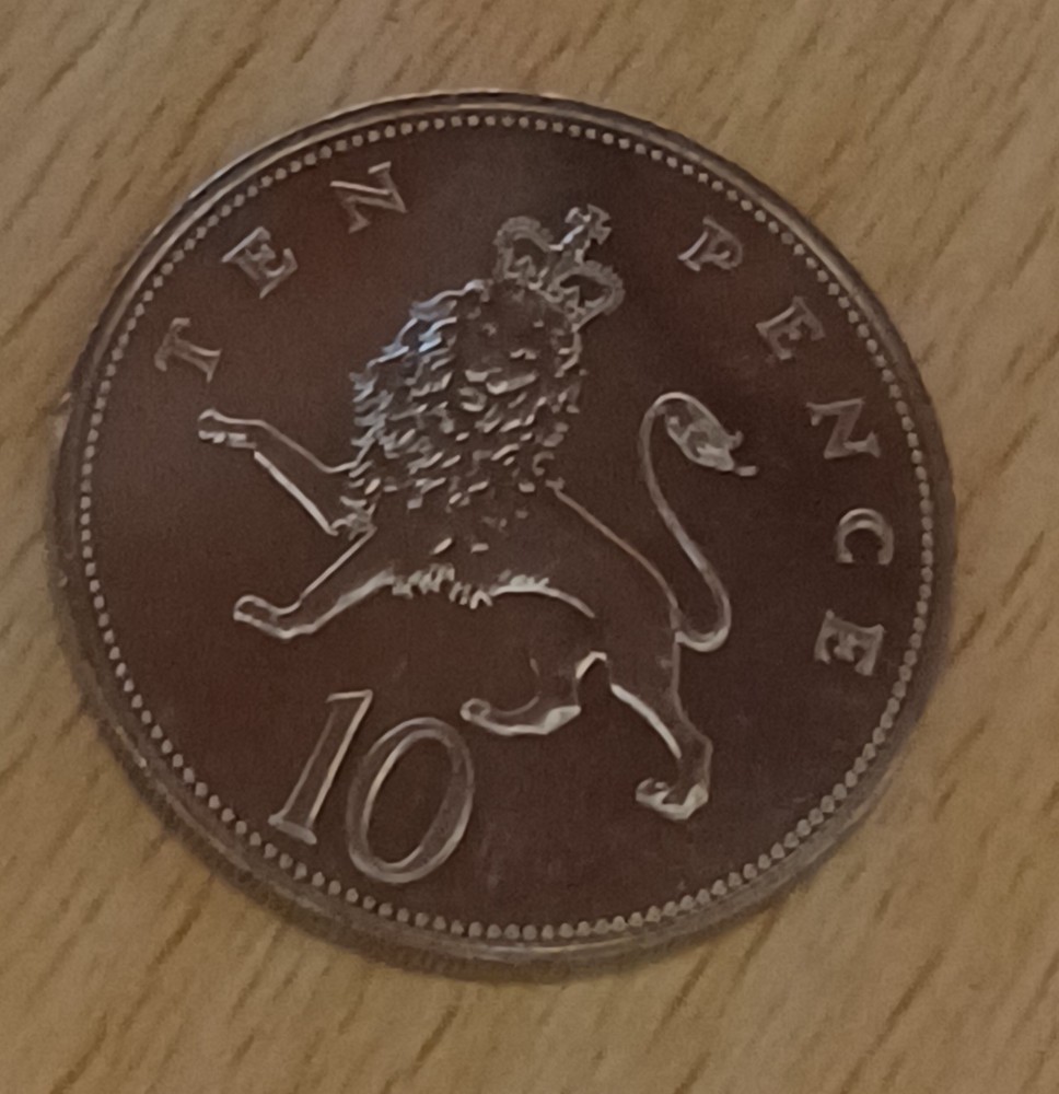 1983 10p Coin Uncirculated