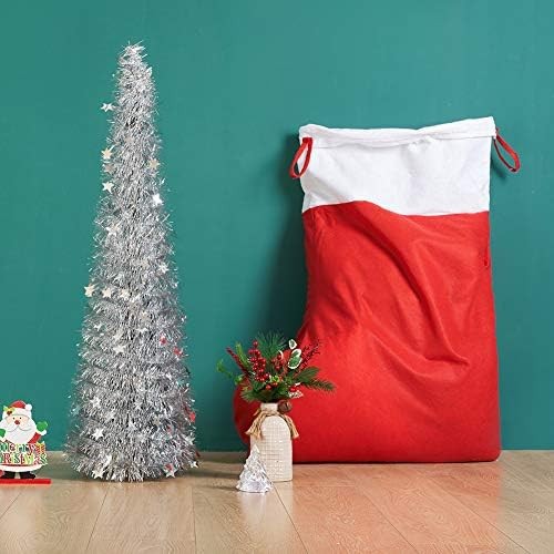 Jumbo Christmas Stocking Red White