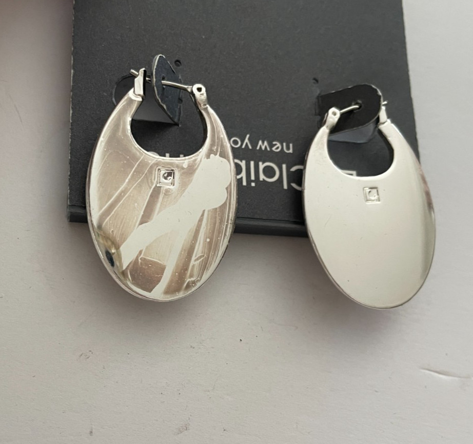 Liz Claiborne Silver Dangle Earrings