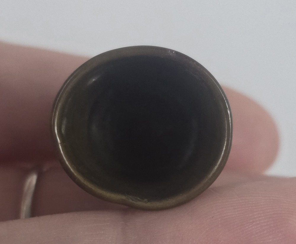 Antique Brass Dimpled Thimble Size 10