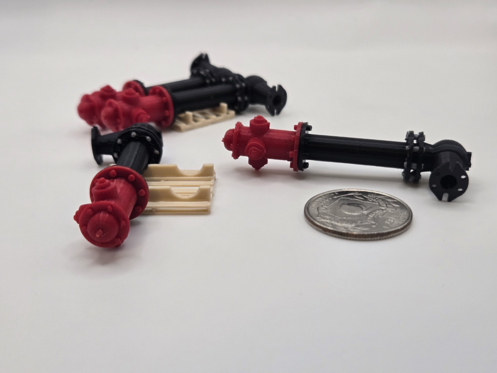 1/50 Scale Fire Hydrants with Valve *4 Pack*