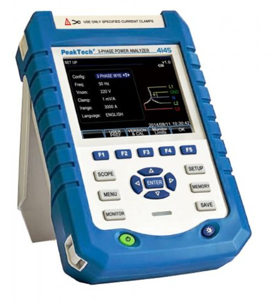 Peaktech P4145 3-Phase Power Quality Analyzer with Datalogger PQA Three-Phase