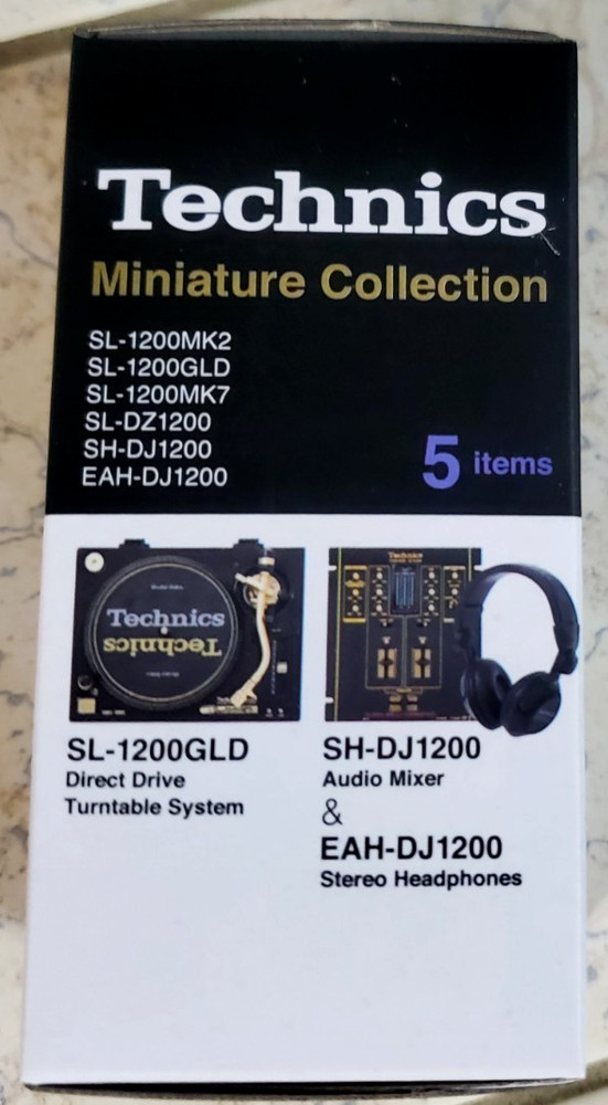 Technics: Miniature Collection Replica Toy Model - 12 Unit Blind Box Case RARE!!