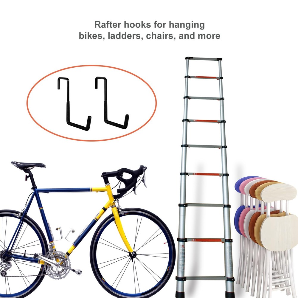 Heavy Duty Rafter Hooks Large S Hooks for Garage Storage 2 Pack