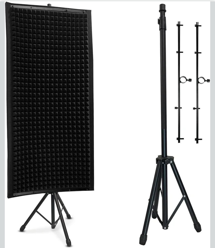 Pyle High Density 2" Thick Foam Sound Dampening Wall Microphone Isolation Panel