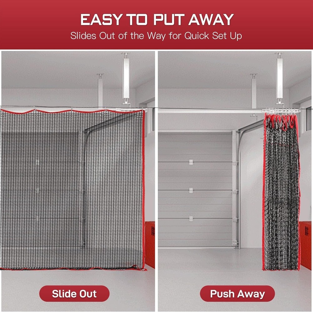Durable 10ft x 10ft Golf and Multi-Sport Practice Net - Safe Backyard Training