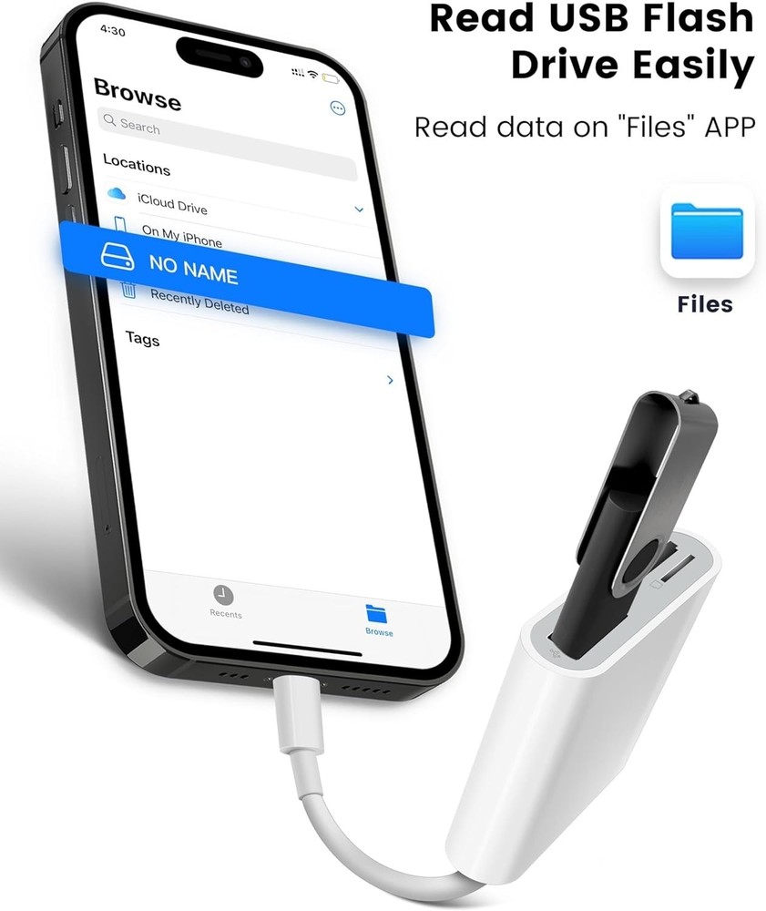 USB C SD Card Reader for iPhone 15 16 iPad Mac 3 in 1 USB-C Memory Trail Camera