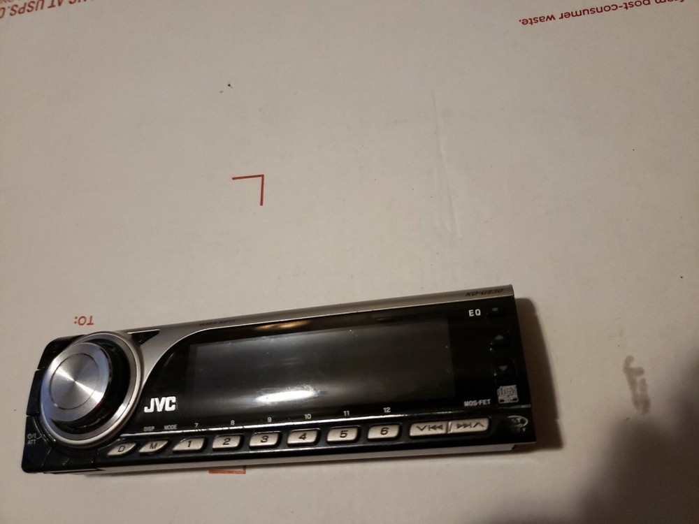 JVC KD-G830 Faceplate Only- Tested