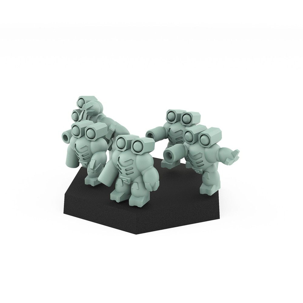 Chibi Elementals Miniature Compatible with Battletech MWO
