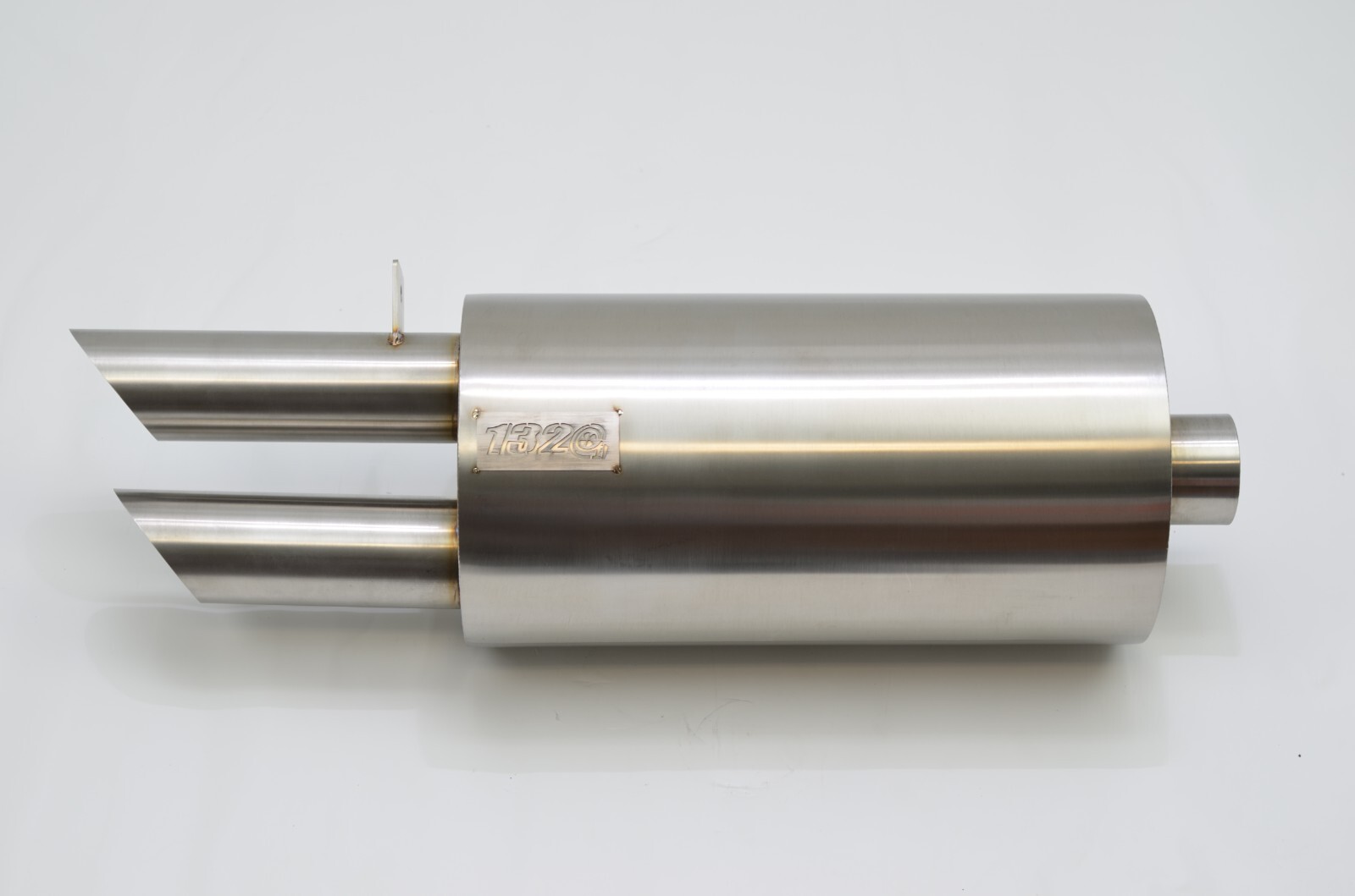 1320 Twin Exit Fujitsubo Legalis Style muffler 240z 260z 280z 510 2.5 inch inlet