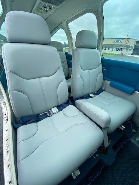 Cessna 177 Cardinal complete custom leather interior