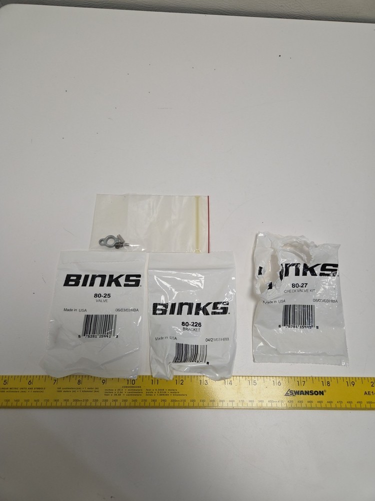 Binks 80-27 Check Valve Kit