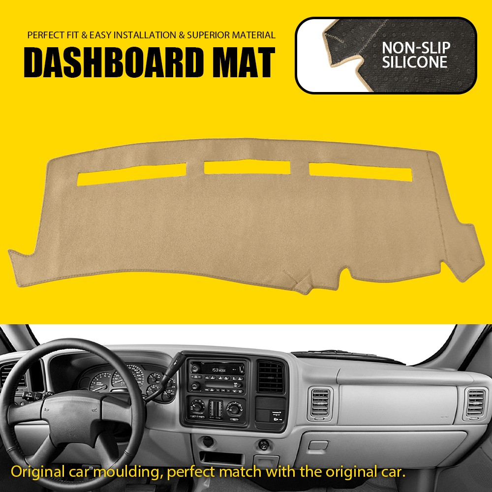 Dash Cover Mat For 1999-2006 Chevrolet Silverado 1500 2500 3500 Dashboard Pad US