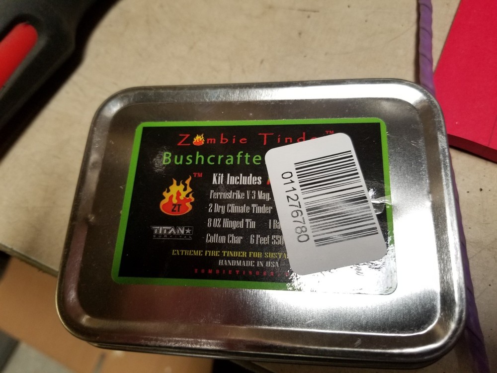 ZT Bushcrafter Fire Making Kit, Zombie Tinder, New