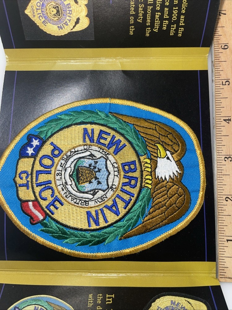 New Britain police department shoulder patch