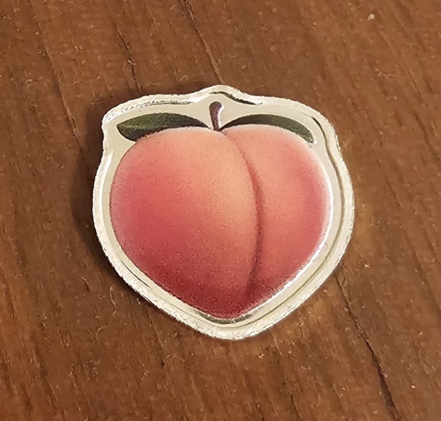 Colorized Silver Peach